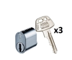 ASSA P601 Cylinder owalny (skandynawski), zewnętrzny 3 klucze