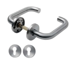 CAM Klamka UR , szyld okrągły, stal nierdzewna